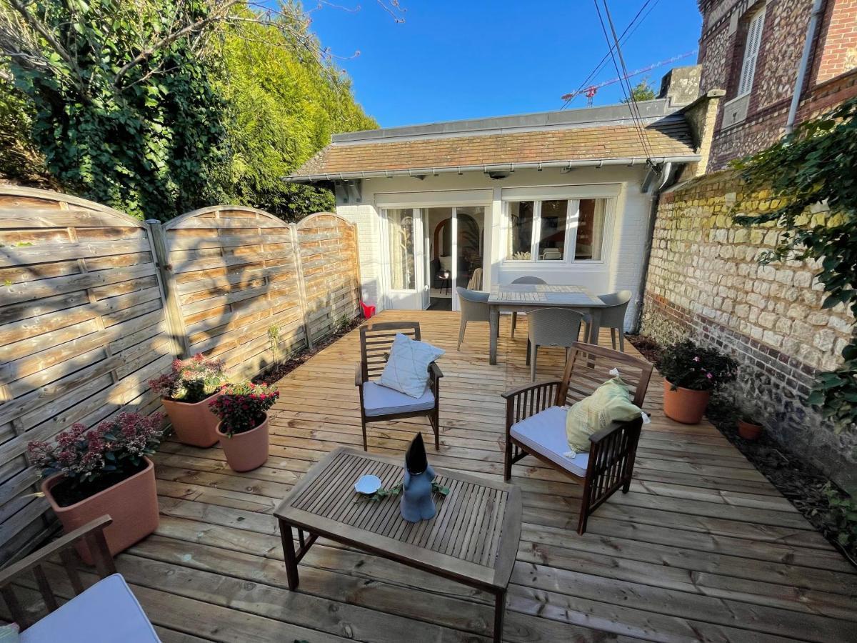 Le 102, Maison Avec Terrasse Et Parking Gare De Rouen Exteriör bild
