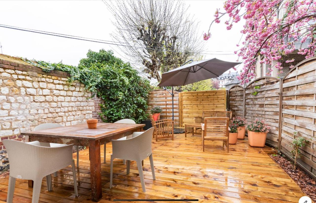 Le 102, Maison Avec Terrasse Et Parking Gare De Rouen Exteriör bild