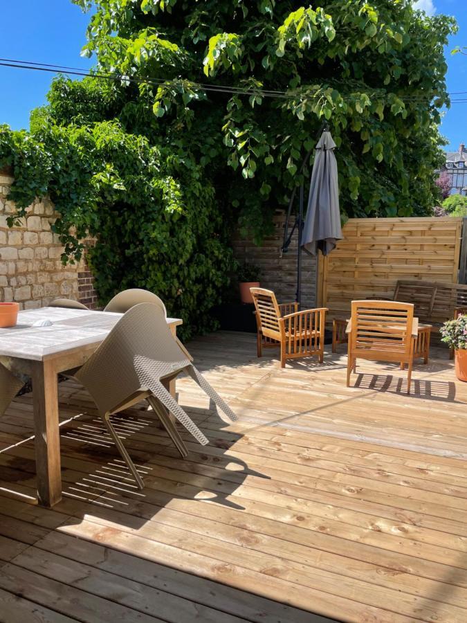 Le 102, Maison Avec Terrasse Et Parking Gare De Rouen Exteriör bild